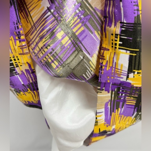 Alex Marie Bora Bora Lark Sheath Dress Sleeveless Bow Accent Abstract Print  14 - Picture 10 of 13